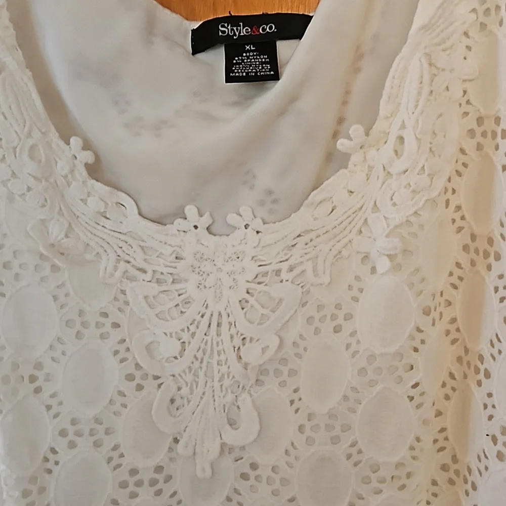 Off white summer dress or top. - Picture 4 of 7